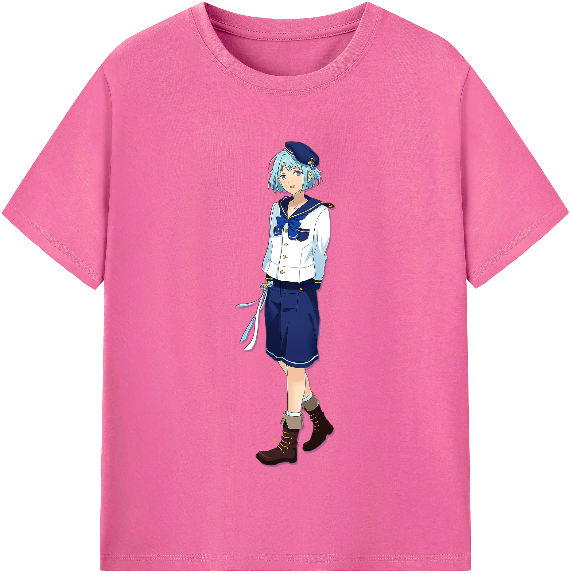 （画像用） あんさんぶるスターズ! Ensemble Stars レディースカジュアルプリントTシャツ（綿100％）